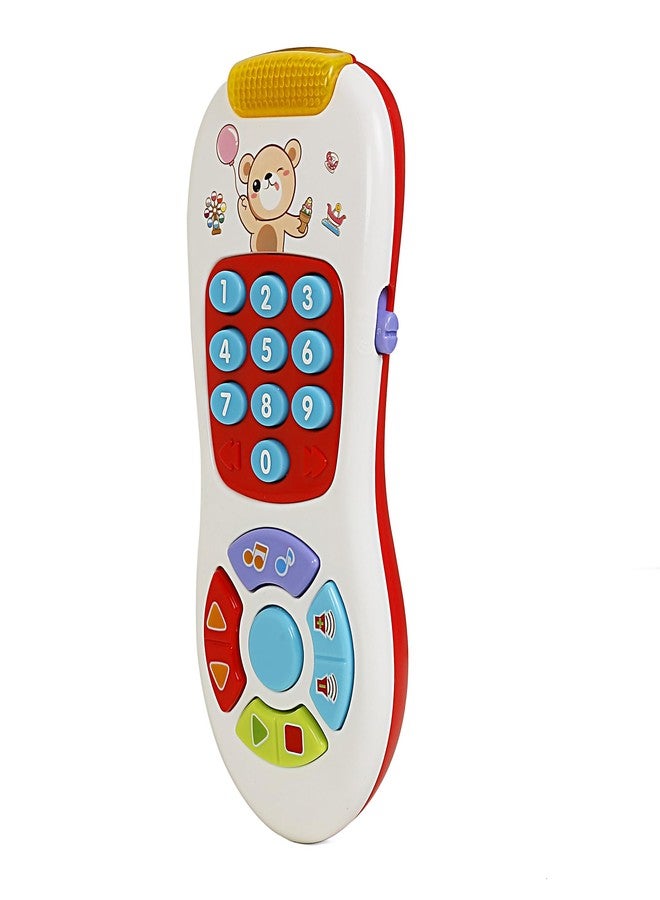 شوتينج ستار لعبة Shooting Star My First Remote Control - لعبة تعليمية موسيقية وتفاعلية للأطفال الصغار | أزرار وأضواء وأصوات واقعية | لعبة آمنة وممتعة للأطفال من عمر 12 شهرًا فما فوق - Image 3